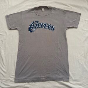 Vintage Gray Clippers T-Shirt for Lenard Benoit Benjamin